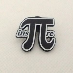 🧁 3/$30 InsPIre Pi Math Punny Enamel Pin NEW